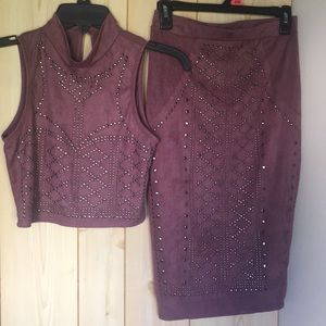 Suede 2-peice from Windsor